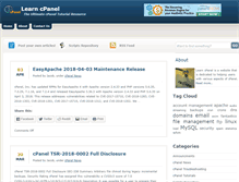 Tablet Screenshot of learncpanel.com